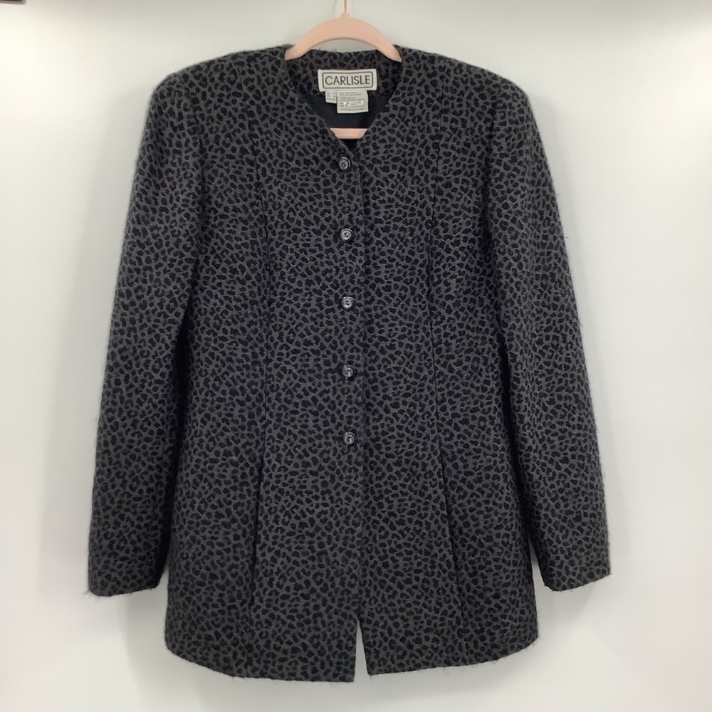Carlisle Leopard Wool Blend Suit Set 6/8 - Picture 4 of 14